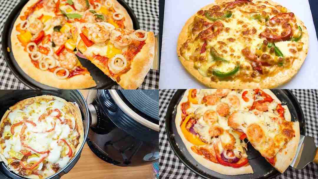 Chiếc bánh pizza trong đẹp mắt hơn khi có phô mai 